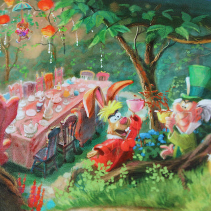 Alice in Wonderland (Disney) Thomas Kinkade Framed Art Print