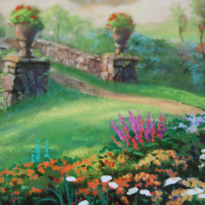 Disney's Alice in Wonderland Thomas Kinkade Art Print Framed