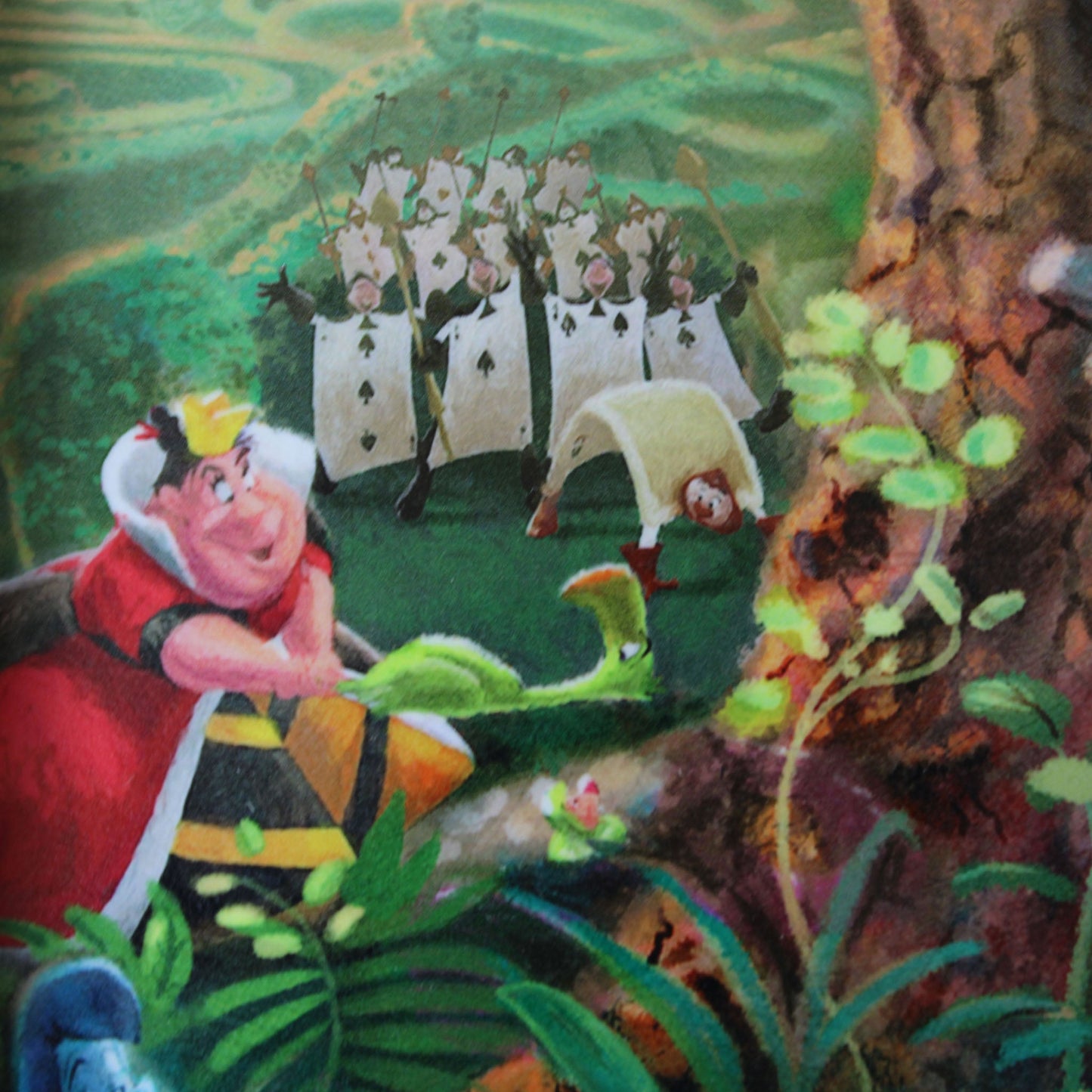 Disney's Alice in Wonderland Thomas Kinkade Art Print Framed