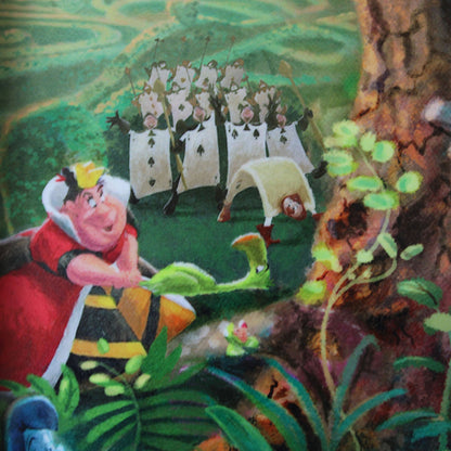 Disney's Alice in Wonderland Thomas Kinkade Art Print Framed