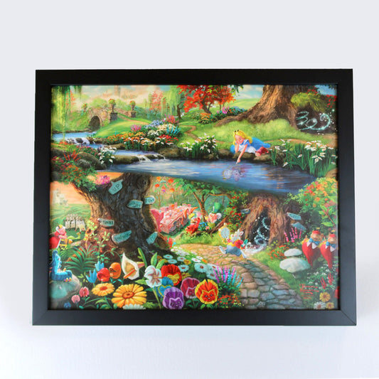 Alice in Wonderland (Disney) Thomas Kinkade Framed Art Print