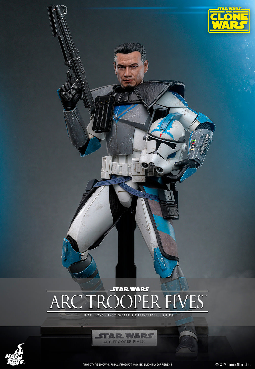 Star Wars The Clone Wars Arc Trooper Fives Sixth Scale Figure by Hot Toys