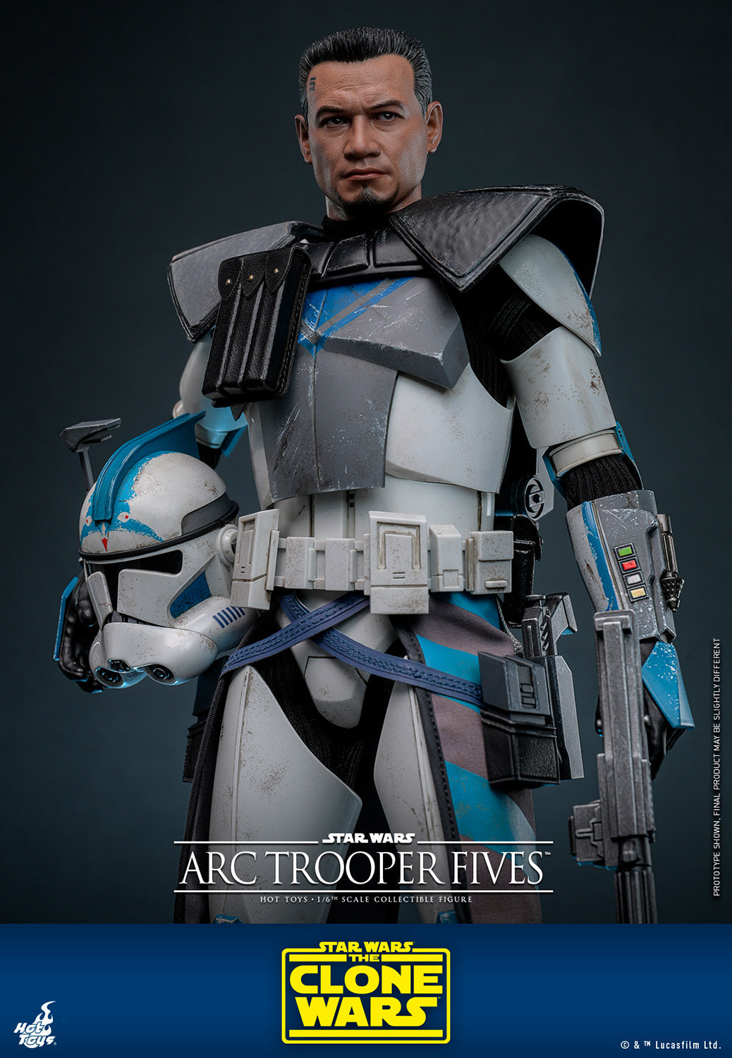 Star Wars The Clone Wars Arc Trooper Fives Sixth Scale Figure by Hot Toys