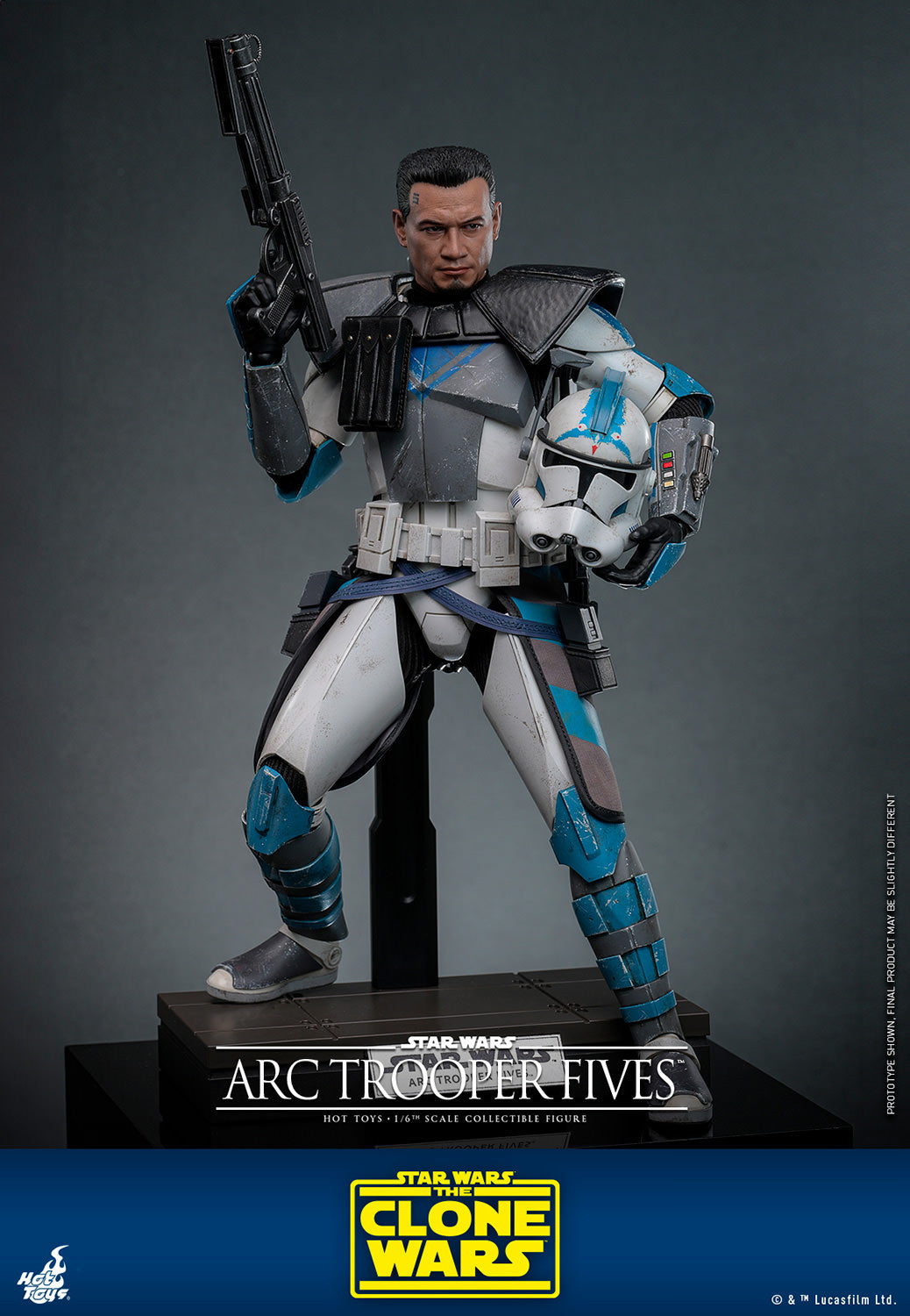 Star Wars The Clone Wars Arc Trooper Fives Sixth Scale Figure by Hot Toys