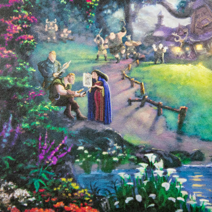 Rapunzel and Flynn (Tangled) Disney Thomas Kinkade Framed Art Print