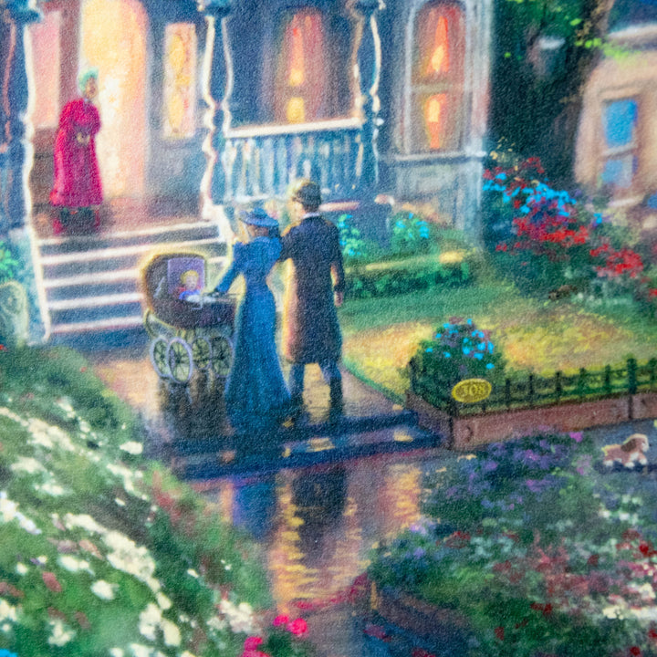 Lady and the Tramp (Disney) Thomas Kinkade Framed Art Print