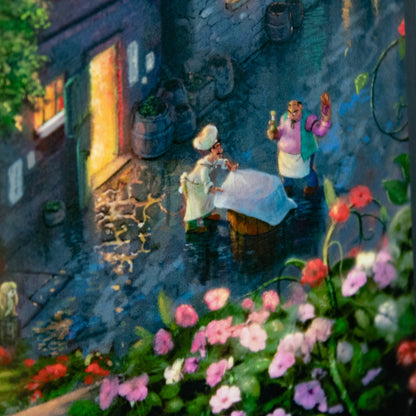 Lady and the Tramp (Disney) Thomas Kinkade Framed Art Print