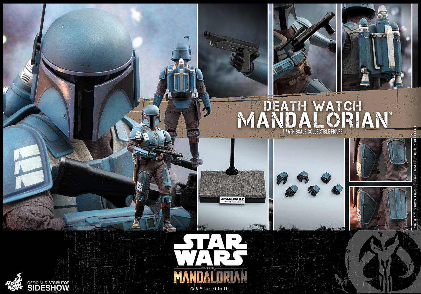 Death Watch Mandalorian (Star Wars) Figure by Hot Toys