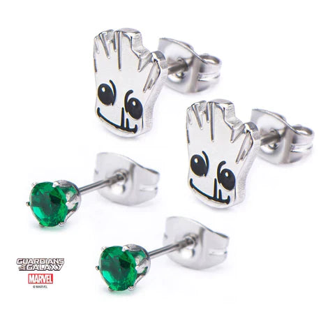 Baby Groot (Guardians of the Galaxy) Marvel Stud Earring Set