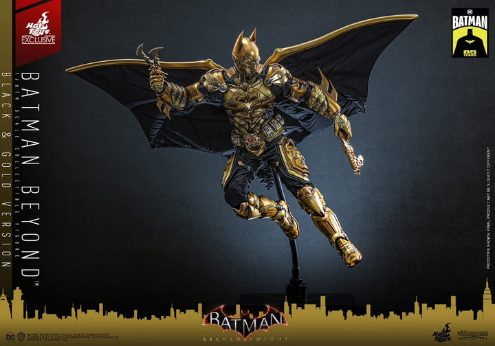 Batman Beyond (Black &amp; Gold Version) DC Comics Figure by Hot Toys