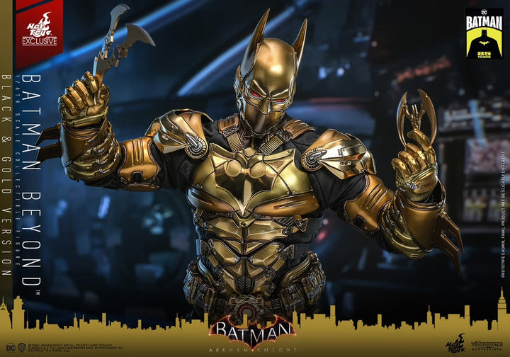 Batman Beyond (Black &amp; Gold Version) DC Comics Figure by Hot Toys
