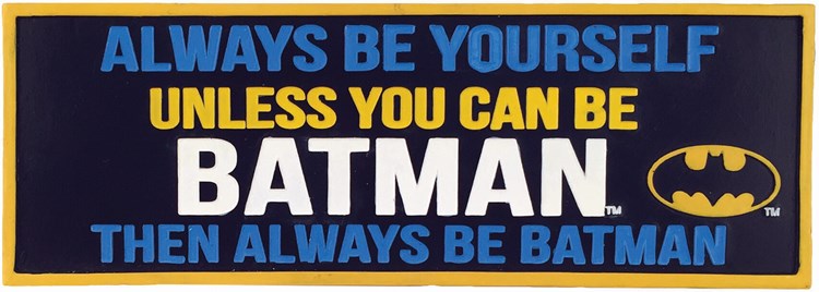 Batman DC Comics Resin Desk Sign