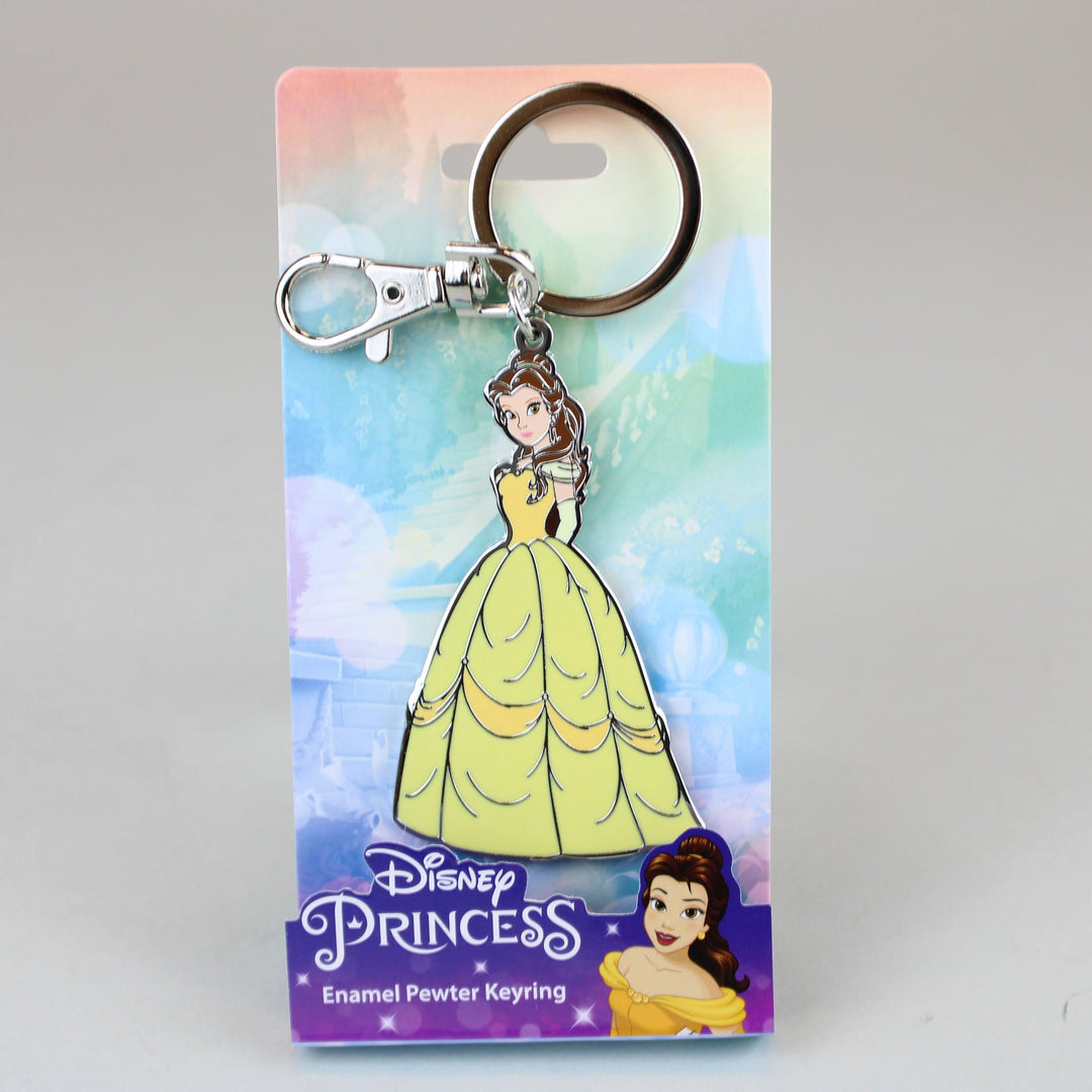 Belle in Ballgown (Beauty &amp; the Beast) Disney 3" Colored Pewter Keychain