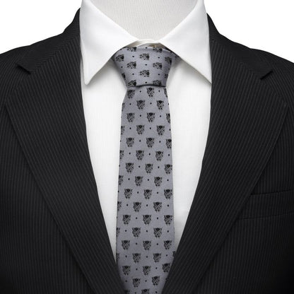 Black Panther Gray Dot (Marvel) Fine Neck Tie