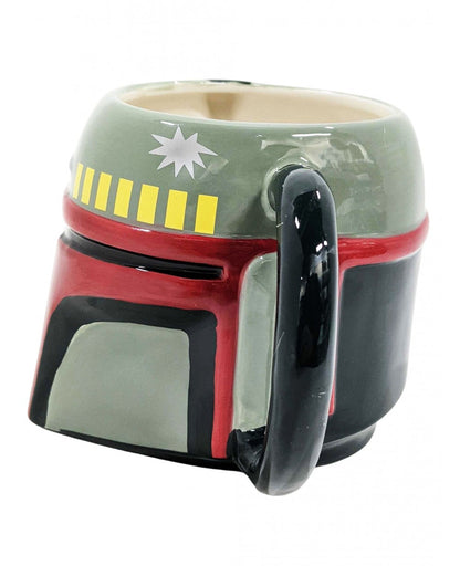 Boba Fett Mandalorian Helmet (Star Wars) Ceramic Sculpted Mug 20oz.
