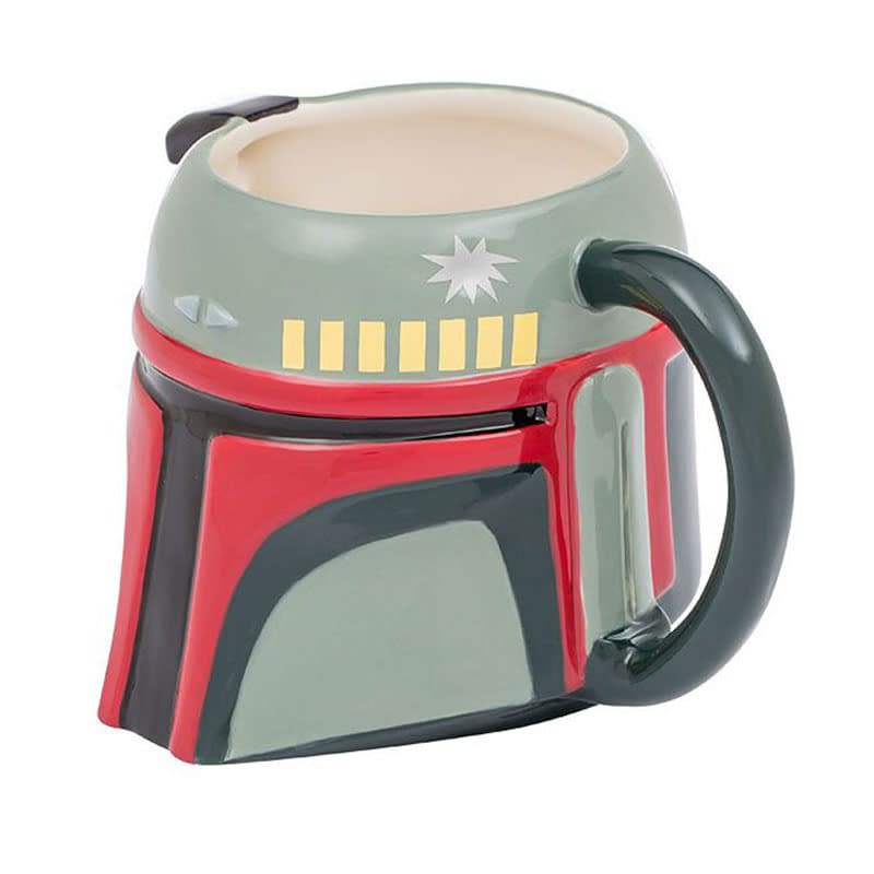 Boba Fett Mandalorian Helmet (Star Wars) Ceramic Sculpted Mug 20oz.