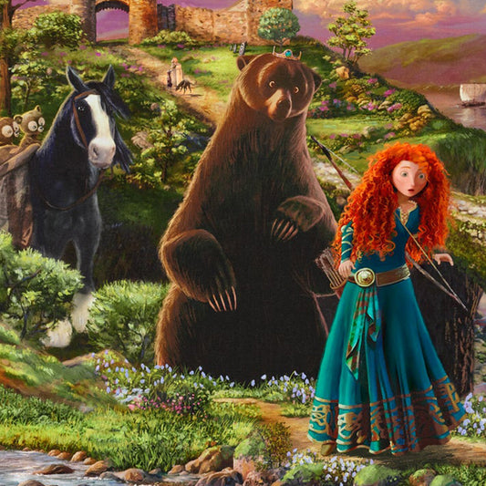 Brave Disney Thomas Kinkade Framed Art Print