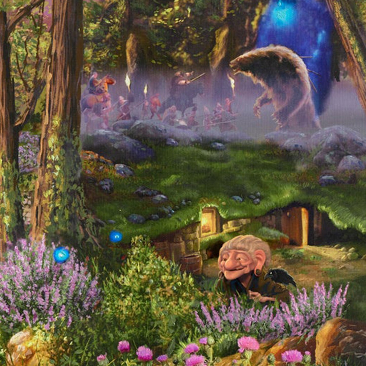 Brave Disney Thomas Kinkade Framed Art Print