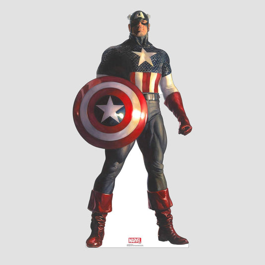 Captain America (Marvel) Ver. 1 Life Size Cardboard Cutout Standee