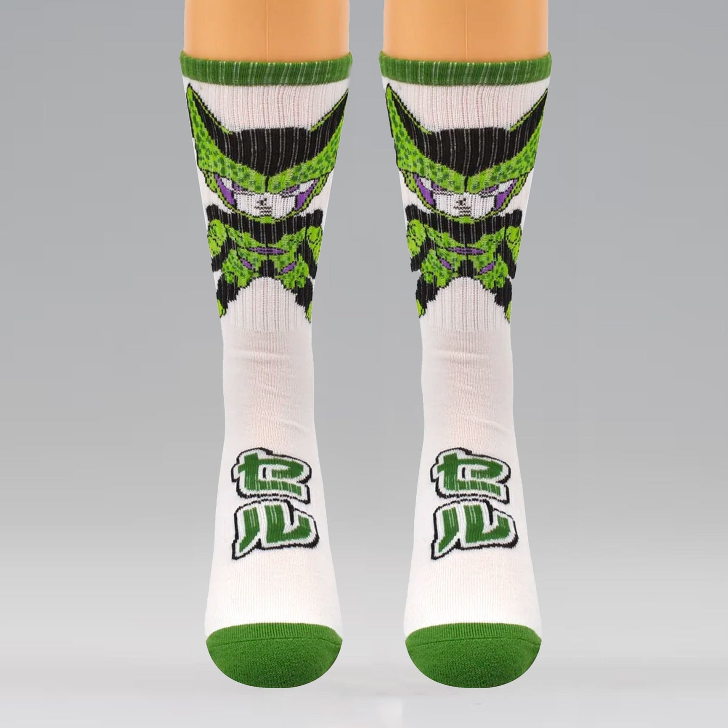 Dragon Ball Super Chibi Cell Unisex Athletic Crew Socks