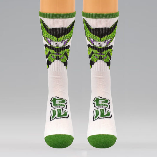 Dragon Ball Super Chibi Cell Unisex Athletic Crew Socks