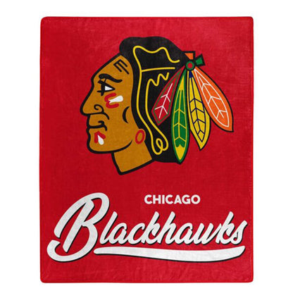 Chicago Blackhawks NHL Throw Blanket