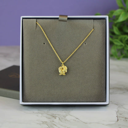 Crystal Enchanted Rose (Beauty and the Beast) Disney Necklace