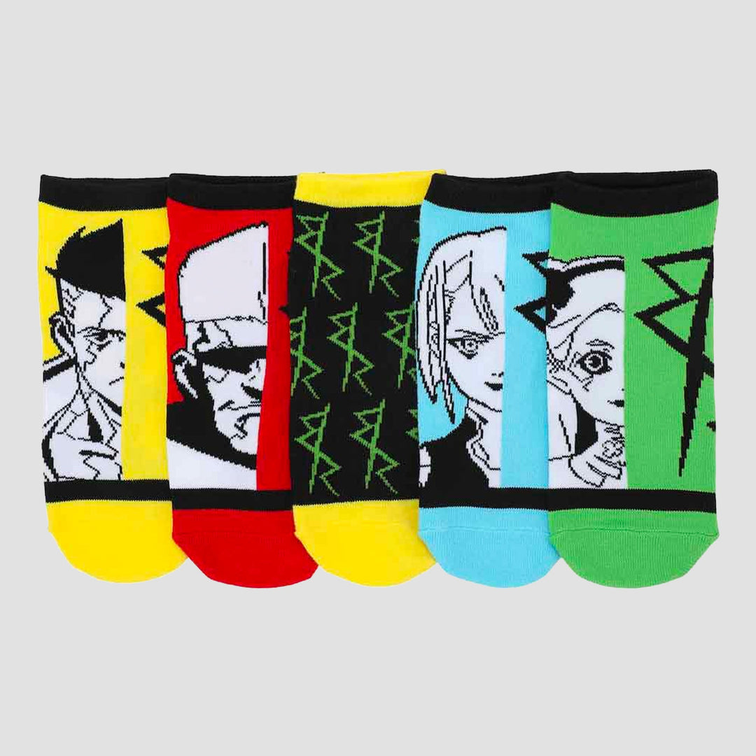 Cyberpunk EdgeRunners Mix &amp; Match Ankle Socks Set