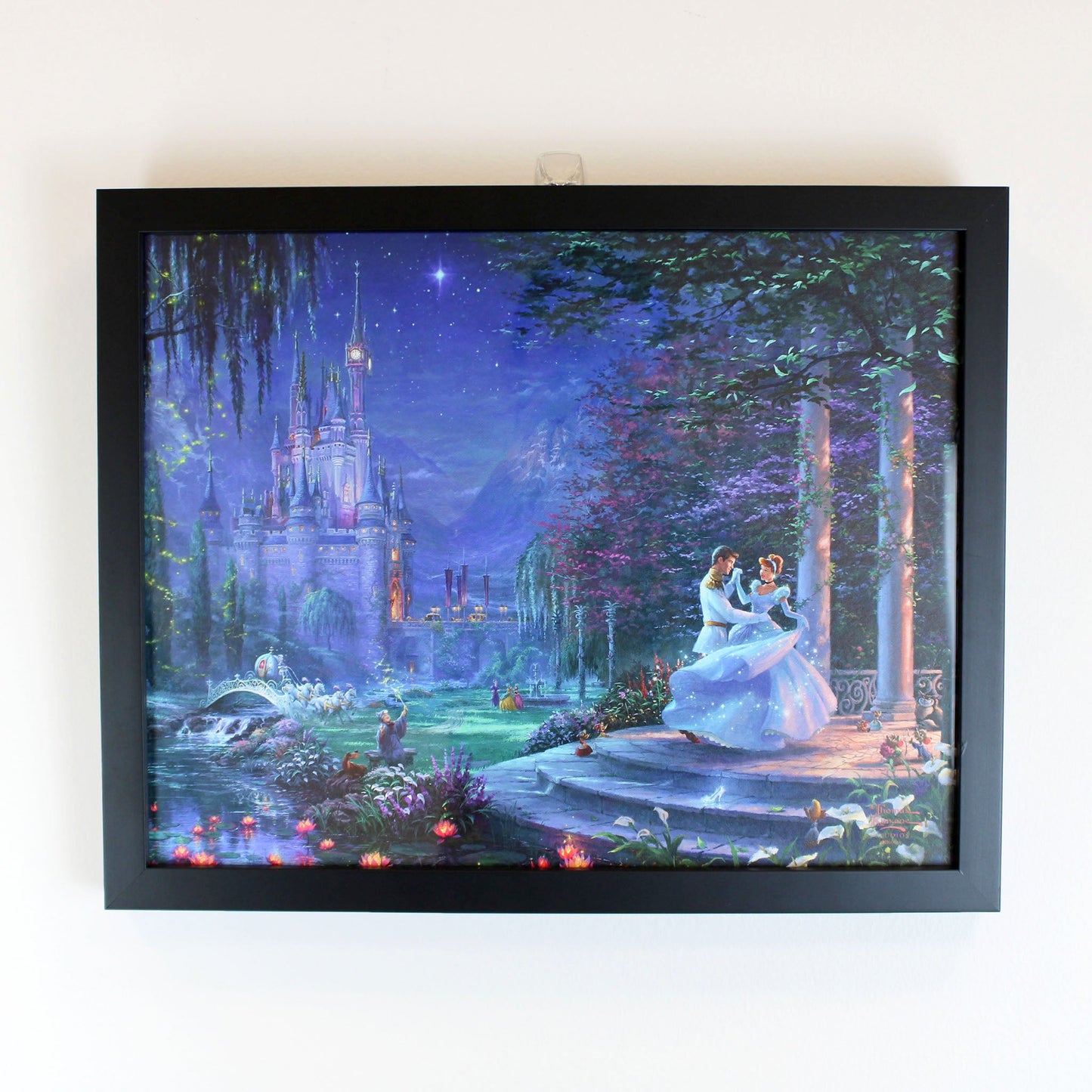 Dancing in Starlight (Cinderella) Disney Thomas Kinkade Framed Art Print