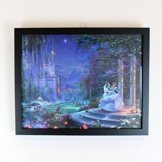 Dancing in Starlight (Cinderella) Disney Thomas Kinkade Framed Art Print