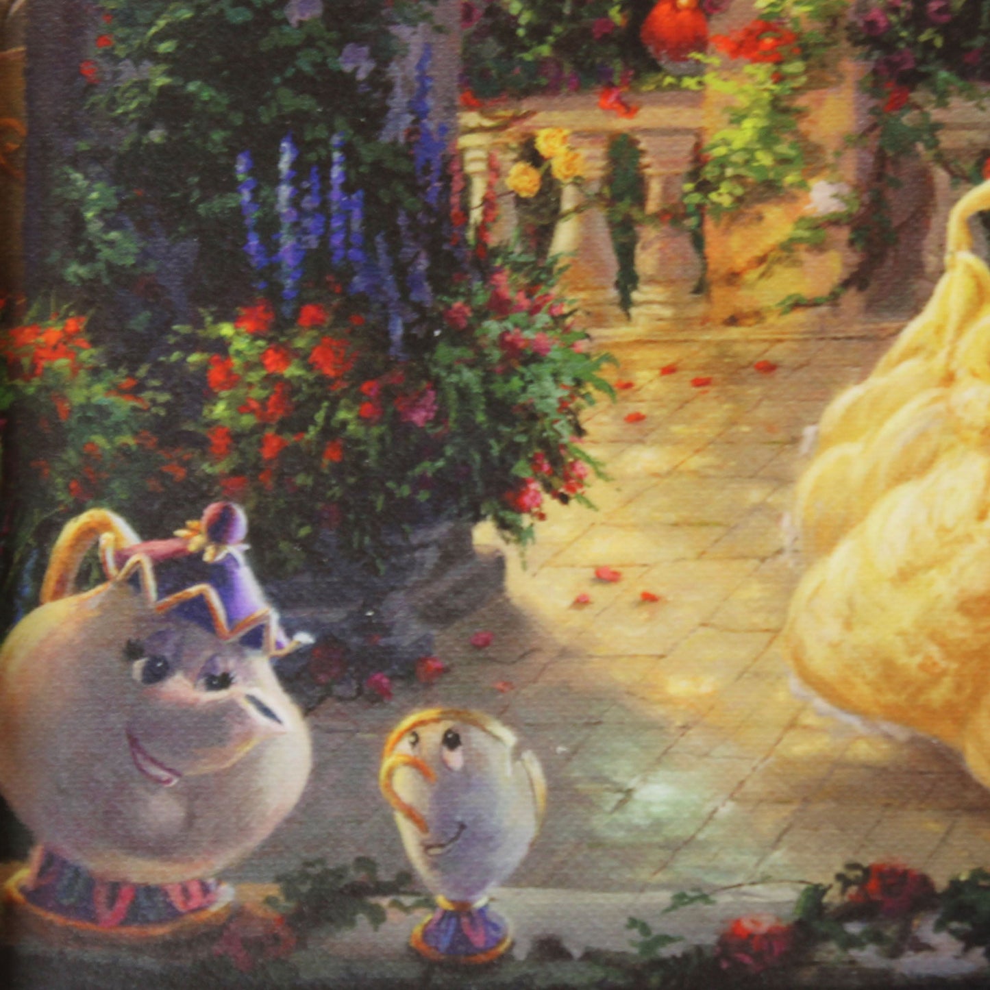 Disney Beauty and the Beast: Dancing in the Moonlight - Thomas Kinkade Framed Art Print