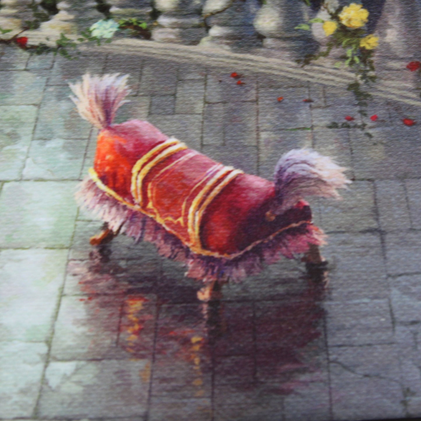 Disney Beauty and the Beast: Dancing in the Moonlight - Thomas Kinkade Framed Art Print