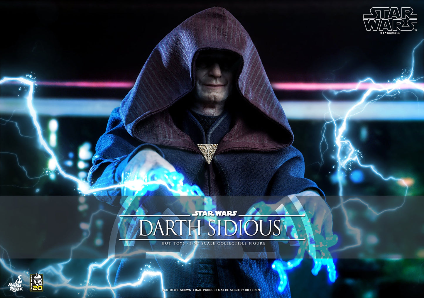 Darth Sidious (Star Wars: The Clone Wars) 1:6 Scale Figure by Hot Toys