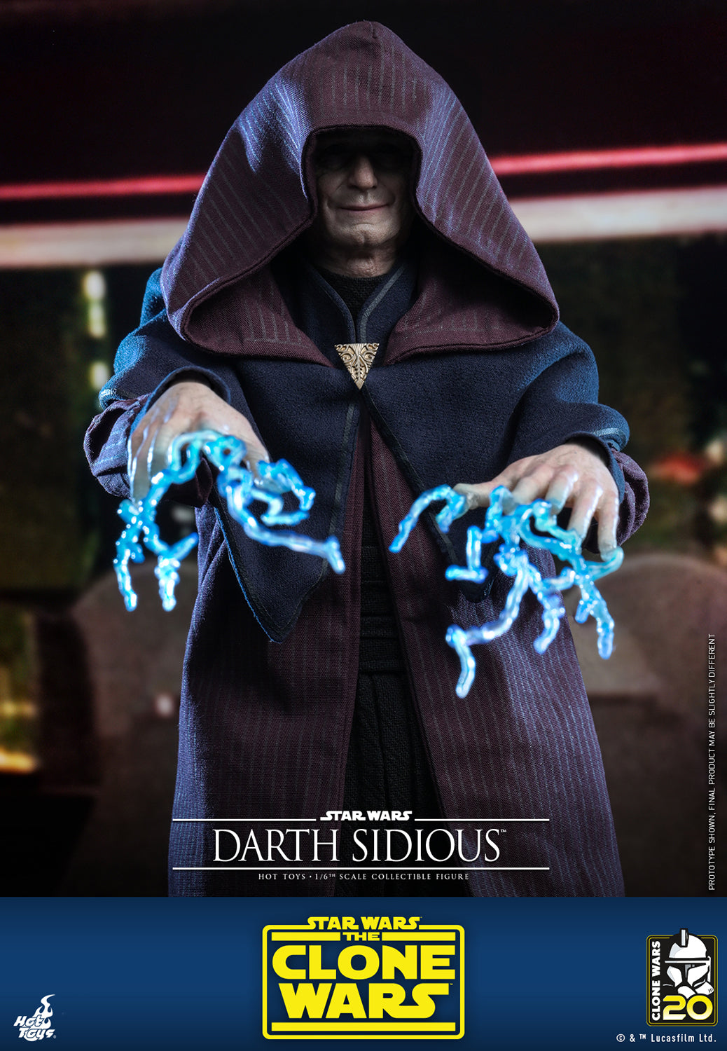 Darth Sidious (Star Wars: The Clone Wars) 1:6 Scale Figure by Hot Toys
