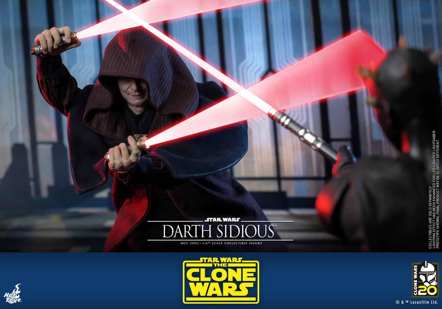 Darth Sidious (Star Wars: The Clone Wars) 1:6 Scale Figure by Hot Toys