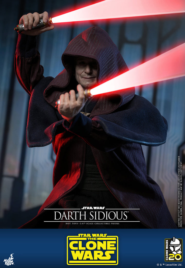 Darth Sidious (Star Wars: The Clone Wars) 1:6 Scale Figure by Hot Toys