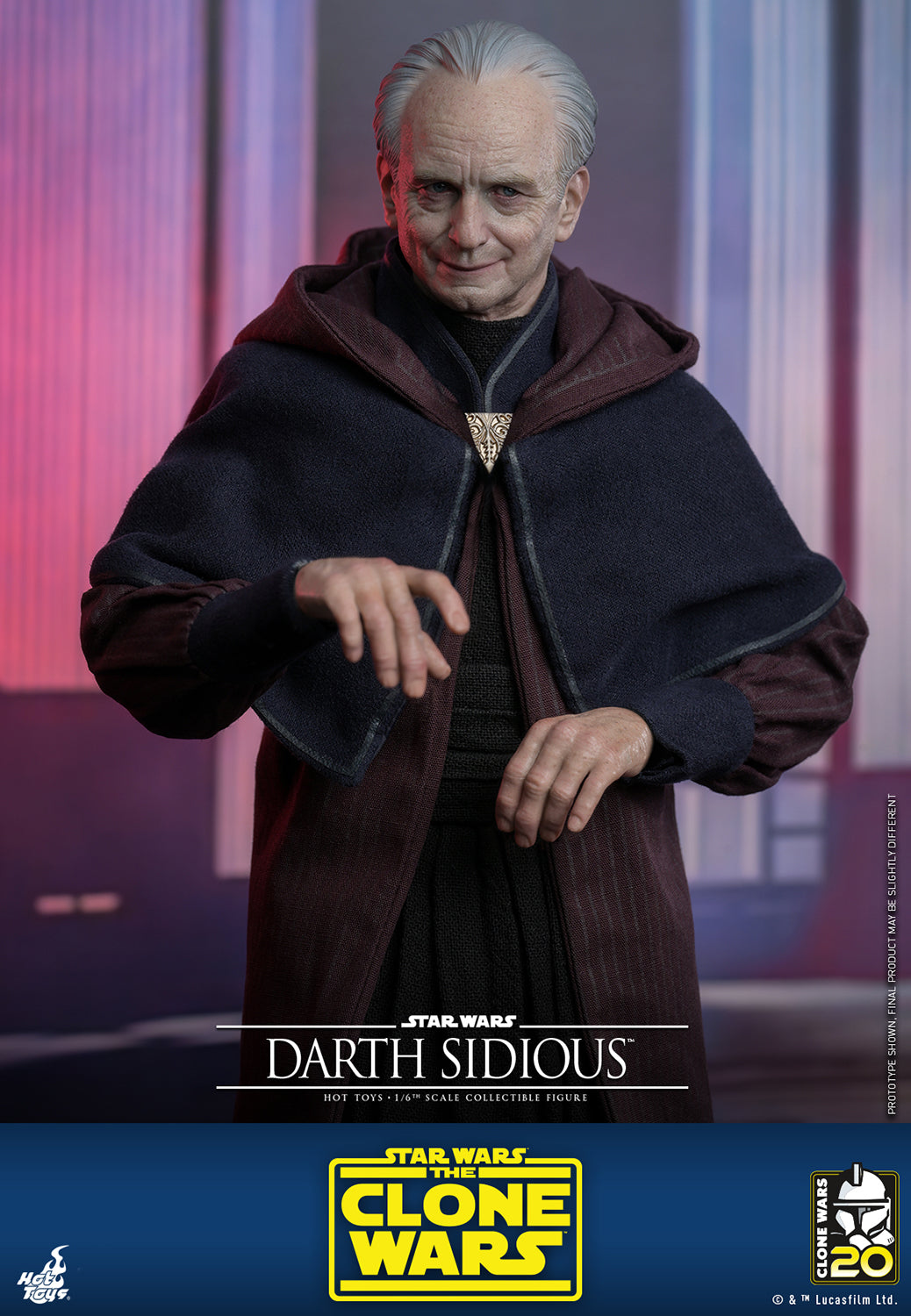 Darth Sidious (Star Wars: The Clone Wars) 1:6 Scale Figure by Hot Toys