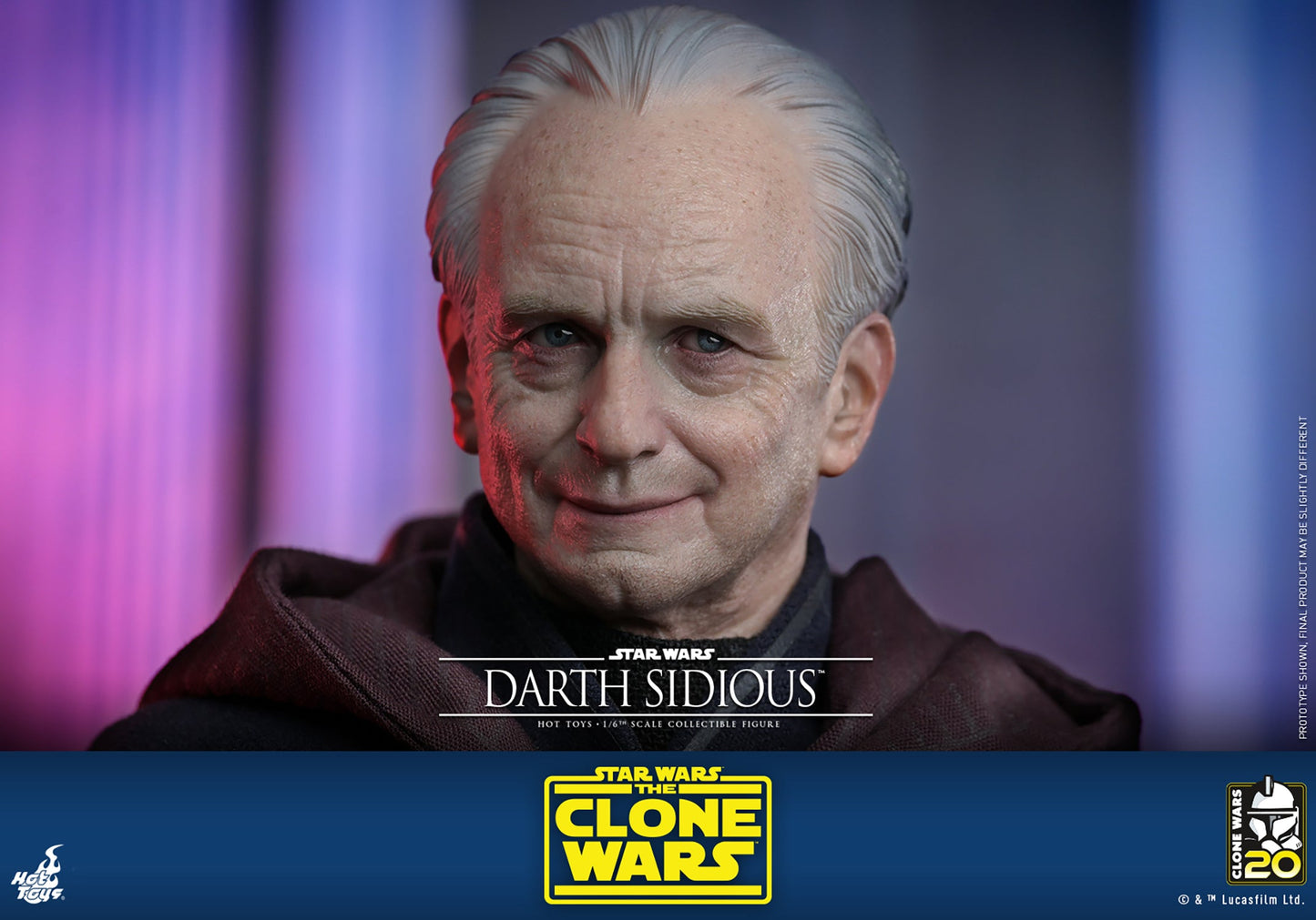 Darth Sidious (Star Wars: The Clone Wars) 1:6 Scale Figure by Hot Toys