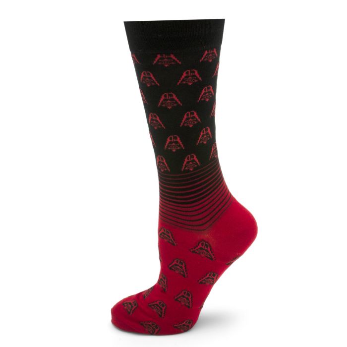Star Wars Darth Vader Red Stripe Ombre Dress Socks