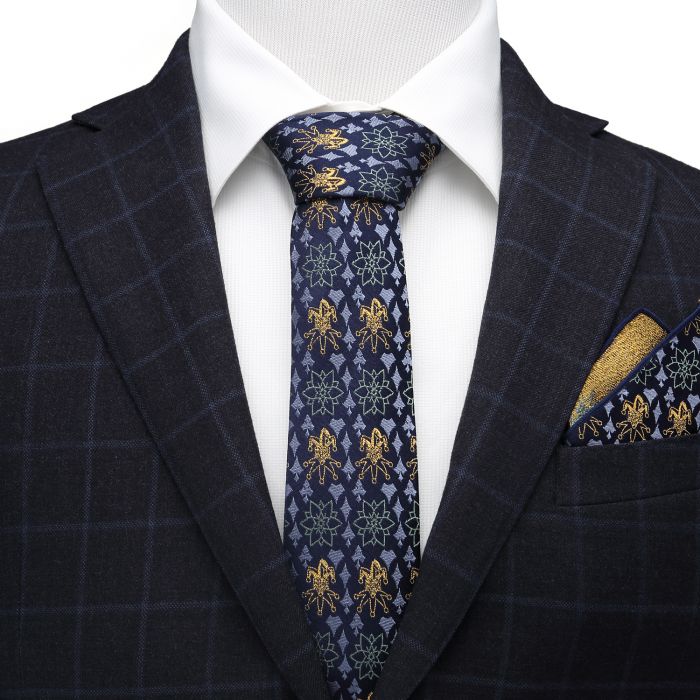 The Joker Playing Card Emblems DC Comics Fine Necktie