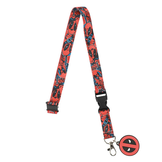 Deadpool Marvel Logo Breakaway Lanyard