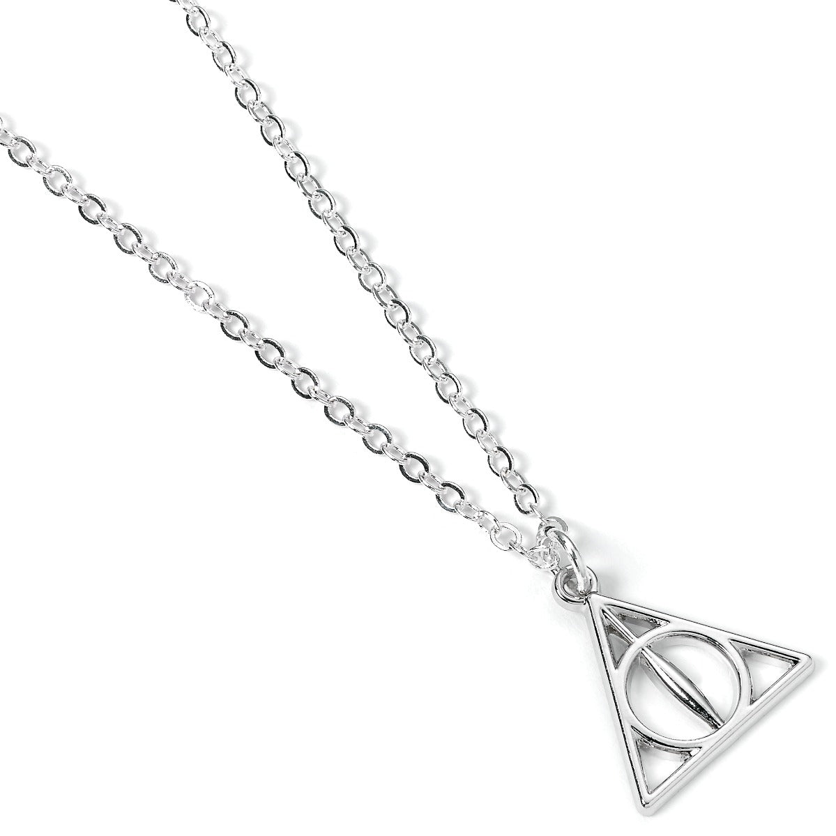 Harry Potter Deathly Hallows Silver Plated Necklace