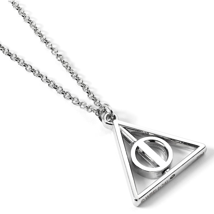 Harry Potter Deathly Hallows Spinning Necklace Gift Box