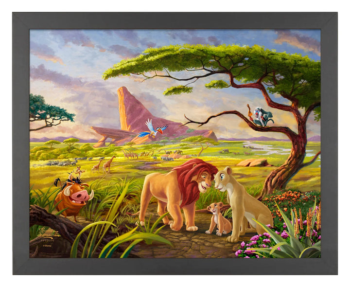 Disney The Lion King: Remember Who You Are - Thomas Kinkade Framed Art Print