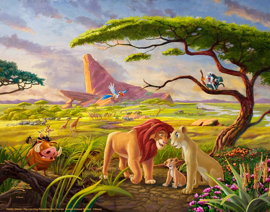 Disney The Lion King: Remember Who You Are - Thomas Kinkade Framed Art Print