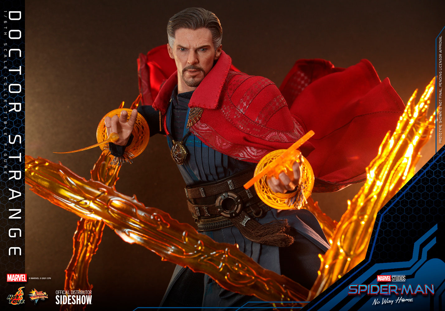 Doctor Strange Marvel Spider-Man No Way Home Sixth Scale Figure by Hot Toys
