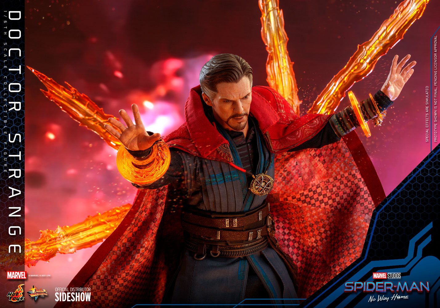 Doctor Strange Marvel Spider-Man No Way Home Sixth Scale Figure by Hot Toys