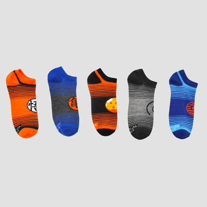 Dragon Ball Super Stripes 5-Pack Women's Ankle Socks