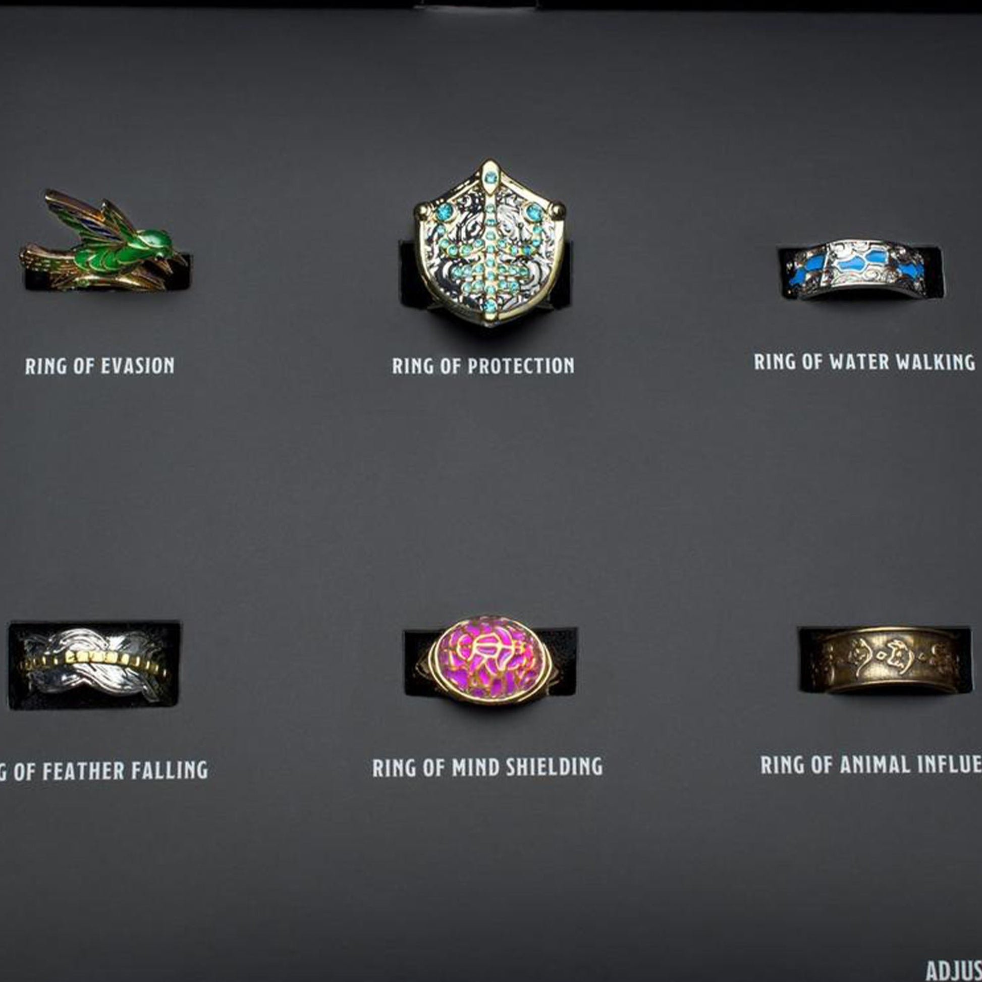 Dungeons & Dragons (Ver. 2) Adjustable Ring Boxed Set