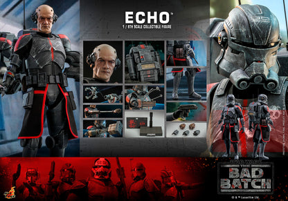 Star Wars The Bad Batch Echo Sixth Scale Figure by Hot Toys